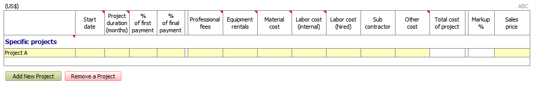 Construction Specific Projects